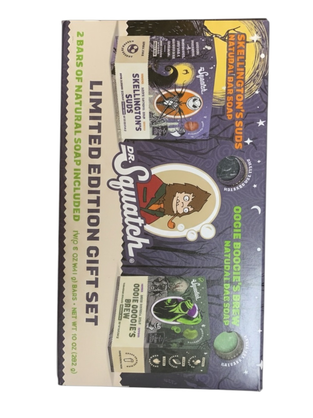 Dr Squatch Nightmare Before Christmas Soap Gift Set Limited Edition New 2 Bars